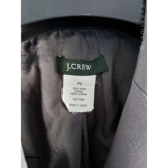 J. Crew (Petite) | Vintage Wool Three-Button Blazer - Picture 6 of 7